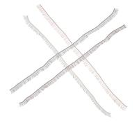 IWOWHERO 4 Pièces Cils pour Poupées Faux Cils Simulés Noir Marron Thé Roux Accessoires DIY pour Fabrication de Poupées