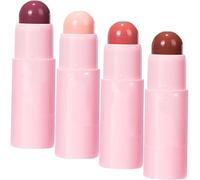 IWOWHERO 4 pièces Coffret Rouges à Lèvres Mats Coréens Longue Tenue Soin Lèvres Mat Hydratant pour Femmes Effet Repulpant et Style Sophistiqué