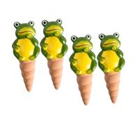 IWOWHERO 4 pièces Dispositifs Arrosage Automatiques Terre Cuite Système Irrigation Goutte à Goutte pour Plantes Pot Auto-arrosage Facile pour Jardin Intérieur et Extérieur