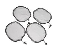 IWOWHERO 4 pièces Filets Élastiques pour Queue de Cheval Lot de Filets Légers et Respirants pour Chignon Bonnet Postiche Ajustable pour Maintien Confortable Accessoires Coiffure Simples et