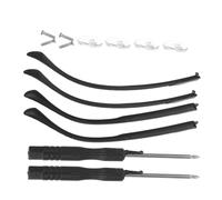 IWOWHERO 4 pièces Kit de Réparation Lunettes Bras Métal Robuste Finition Polie Facile à Installer Remplacement Temple Lunettes et Résistant Déformation