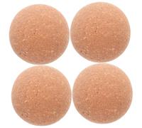 IWOWHERO 4 pièces Lot de Bouchons Liège Rond Bois Bouchons de Bouteille Verre Étanches et Réutilisables Balles Liège Solides pour Décoration et Artisanat