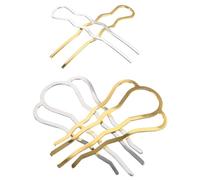 IWOWHERO 4 pièces Lot Peignes Cheveux pour Femmes Fourchettes Chignon Légères et Résistantes Accessoires DIY Style Vintage Élégant