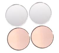 IWOWHERO 4 pièces Présentoir Ongles Palette de Mélange Manucure Surface Miroir Résistante pour Art Ongles Fille