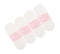 IWOWHERO 4 pièces Protège-slips Coton Réutilisables Respirants et Doux Serviettes Hygiéniques Lavables Protection Post-accouchement et Règles Confortables et Écologiques