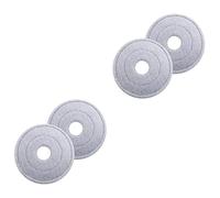 IWOWHERO 4 Pièces Tête De Vadrouille De Rechange Vadrouille De Remplacement Dragage Réponse Vadrouille à Puissance Flash Plinthe Drain Rotatif Puissant Jointoyer Couvercle Oh en Tissu