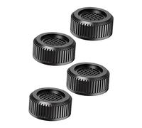 IWOWHERO 4pièces Lot de Patins Anti-vibrations pour Machine à Laver Antidérapants et Supports de Base pour Lave-linge Automatique