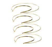 IWOWHERO 4pièces Serre-tête Halo Pour Filles Cerceaux Délicats Soi-même Décoration Pour Cheveux Bandeau De Fête Bandeau Décoratif