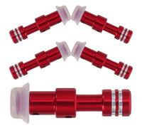 IWOWHERO 5 Ensembles Accessoires Autocuiseur Électrique Soupape Flottante avec Joint Étanchéité Rouge Valve Vapeur Sécurisée pour Cocotte Pression de Rechange Fiables et Compatibles