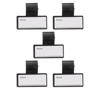 IWOWHERO 5 Étiquettes Nominatives pour Stéthoscope Clip Matériau ABS Solide Format Recto Verso Taille Compacte Identification Pratique pour Médecins et Personnel Médical