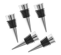 IWOWHERO 5 Pièces Moules DIY Bouchons Bouteille Vin Silicone Réutilisables Accessoires Résine pour Création de Bouchons Décoratifs Adaptés Standard