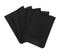 IWOWHERO 5 pièces Pochette de Rangement pour Peigne Courte PU Réutilisable Protection Souple Anti-rayures Lot de Pochettes Compactes pour Voyage et Usage Quotidien