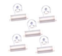 IWOWHERO 5 pièces Presse Dentifrice Mural à Ventouse Blanc Distributeur Manuel Multifonction pour Tube Dentifrice et Facial Accessoire Pratique pour Salle de Bain