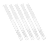 IWOWHERO 5 pièces Stylo Transparent à Twist Stylo Vide pour Fond de Teint avec Pinceau Applicateur pour Huile de Cuticule Gloss à Tube Cosmétique Pratique pour Voyage ou Usage