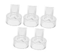 IWOWHERO 5 Pièces valve à bec de canard accessoires soupape bride Buse à Pièces détachées pour tire-lait les pièces valves de tire-lait Gel de silice Transparent