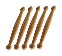 IWOWHERO 5 pièces Wood Acupoint Massagers Multi-function Body Massage Sticks Portable For Feet Hands And Full Body Relief