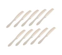 IWOWHERO 50 ensembles Lot de Peignes avec Manche Plastique Emballés Individuellement Sachets Transparents Adaptés à Différents Types de Cheveux pour Coiffage Pratique Voyage et Hôtels