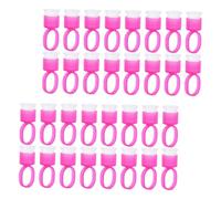 IWOWHERO 50 Pièces Anneaux de Support pour Extensions de Cils Porte Couleur pour Applications