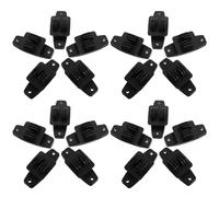 IWOWHERO 50 pièces Isolateurs Plastique pour Clôture Électrique Accessoires DIY Haute Résistance et Étanches Compatible Grillage et Fil pour Clôtures Animaux et Fermes