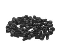 IWOWHERO 50 pièces Vis à Tête Cylindrique Six Pans Creux Acier Noir Lot de Vis Machine Haute Résistance pour Montage Mobilier Bureau et Ventilateur Plafond
