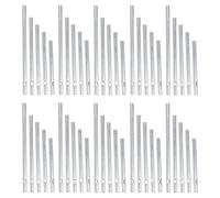 IWOWHERO 50 Tubes Aluminium pour Carillon Éolien DIY Accessoires De Bricolage Matériel pour Fabriquer des Carillons À Vent Son Relaxant Décoration Extérieure