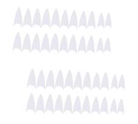 IWOWHERO 500 pièces Transparent Ballerina Nail Tips Artificial Fingernails For DIY Nail Art Easy To Shape And Paint Salon-quality Full Tips For Parties And Everyday Use