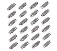 IWOWHERO 50Pièces Caps De Fin Pour Embouts De Bracelet Et Collier Accessoires De Raccordement Pour Couleur Argentée