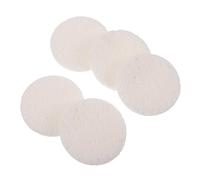 IWOWHERO 50pièces Houppettes De Nettoyante Pour Visage Coton Et De Bois Lot De Nettoyants Pour Visage Blancs