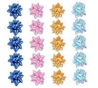 IWOWHERO 50pièces Nœud à Tirer pour Emballage De Noël Fleur à Tirer pour Emballage Cadeau pour Boîte Cadeau Set