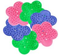 IWOWHERO 6 Outils en Plastique Souple pour Enlever Épines et Feuilles de Rosier, Efficaces et Sécurisés, Taille Moyenne, Couleurs Rose Vert Bleu, pour Jardinage et Entretien Floral