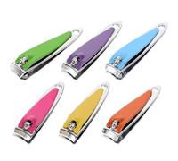 IWOWHERO 6 pièces Coffret Coupe-ongles Professionnels Acier Au Solides et Précis Coupe-ongles pour Ongles de Mains et Accessoire Manucure Pédicure pour Voyage et Usage Domestique