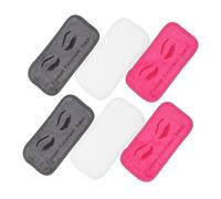 IWOWHERO 6 pièces Coussins pour Extension de Cils Doux Coussinets Réutilisables pour Protection du Front Accessoire Beauté Multi-usages avec Blanc Gris