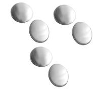 IWOWHERO 6 Pièces déodorant métal désodorisant pour absorbeur parfum desodorisant destructeur d'odeur en acier inoxydable barre anti-odeurs Silver