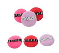 IWOWHERO 6 Pièces Large Round Powder Puff For Foundation And Setting Washable Reusable Makeup Applicators For Precise Blending And Quick Touchups