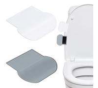 IWOWHERO 6 pièces Lève-couvercle de Toilette Autocollant Poignée Hygiénique Ergonomique pour Cuvette Wc Outil Pratique Antibactérien pour Éviter le Contact Direct