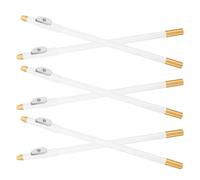 IWOWHERO 6 Pièces Lot de Crayons à Sourcils Crayon Intégré Eyeliner à Barbe Format Voyage Compact Résistant aux Bavures