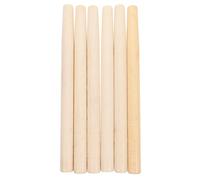 IWOWHERO 6 pièces Manche Bois Long pour Petite Hache Houe et Pelle Poignée de Remplacement Robuste pour Outils Agricoles Confortable et Facile à Installer Lot