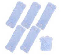 IWOWHERO 6 Pièces paresseux style pas de rouleau chauffant géant des produits Non hair curler fers à boucler friseur odlo enfant outil de de sommeil molleton Blue
