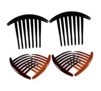 IWOWHERO 6 pièces Peigne Cheveux Latéral Dents Plastique Léger et Résistant Accessoire Coiffure pour Femmes Fixation et Décoration pour Cheveux -longs à Longs
