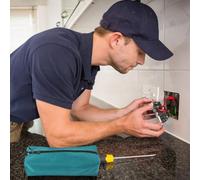 IWOWHERO 6 pièces Sacoche à Outils Toile Oxford de Rangement Petit Format Multifonction Étanche avec Sangle de Transport Organiseur Pratique pour Électricien Menuisier et Bricoleur