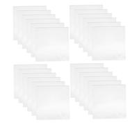 IWOWHERO 60 pièces Pochettes Vinyle Transparentes Auto-adhésives Protègent Disques Vinyles Rayures et Salissures Housses Extérieures