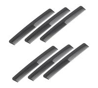 IWOWHERO 6pièces Brosse Peignes De Coiffure à Double Dent Plastique Pour Cheveux Fins Et Épais Peignes Portables Pour Femmes