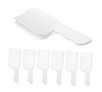 IWOWHERO 7 Pièces Peigne Incurvé pour Homme Ensemble Professionnel Résistant pour Salon et Usage Maison Démêlant et Prise Ergonomique Confortable