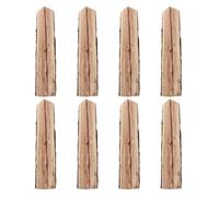 IWOWHERO 8 Bûches Décoratives En Bois De Chauffage Bois De Chauffage Pour La Cuisson Pour Foyer De Table Mini Foyer Décoratif Pour Café
