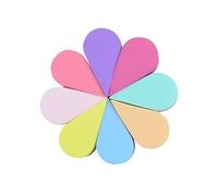 IWOWHERO 8 Pièces Éponges Visage Fleur Pétale Nettoyage Doux Pour Maquillage Soin Peau Mix