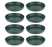 IWOWHERO 8 Pièces Fournitures de Jardin extérieur Plantes d'intérieur Plateau de Pot de Fleur bac à Goutte bac à Fond en Pot Soucoupe pour Plantes de Jardin Petite Soucoupe végétale Green