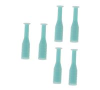 IWOWHERO 8 Pièces Outil de Pose et Retrait de Lentilles de Contact avec Ventouse Silicone Antidérapante pour Lentilles Rigides et Rgp Accessoire Sûr et Facile à Nettoyer Vert