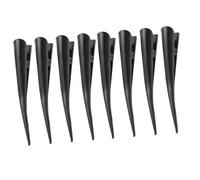 IWOWHERO 8 pièces Pinces Cheveux Alligator Noires Clips de Coiffure pour Partition et Sectionnement Maintien Solide pour Types de Cheveux Usage Professionnel et Domestique