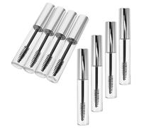 IWOWHERO 8 pièces Tube de Mascara Vide avec Baguette Récipient Étanche Rechargeable pour Cils Flacon Transparent pour Maquillage DIY