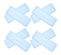 IWOWHERO 8pcs Plateaux D'égouttage Rectangulaires en Plastique Bleu pour Pots de Fleurs, Protection Étanche Anti-Fuite pour Jardinage et Rebords de Fenêtre